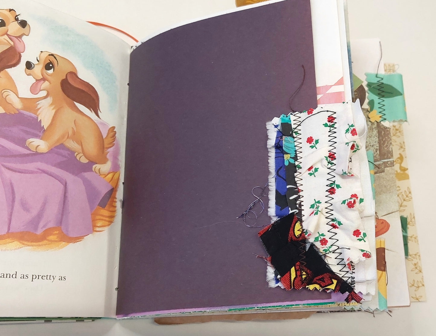 Walt Disney's Scamp (LGB) Hardcover Junk Journal