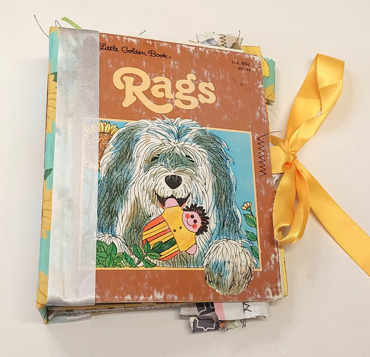 Rags the Dog (LGB) Hardcover Junk Journal
