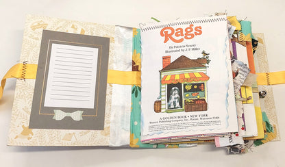 Rags the Dog (LGB) Hardcover Junk Journal