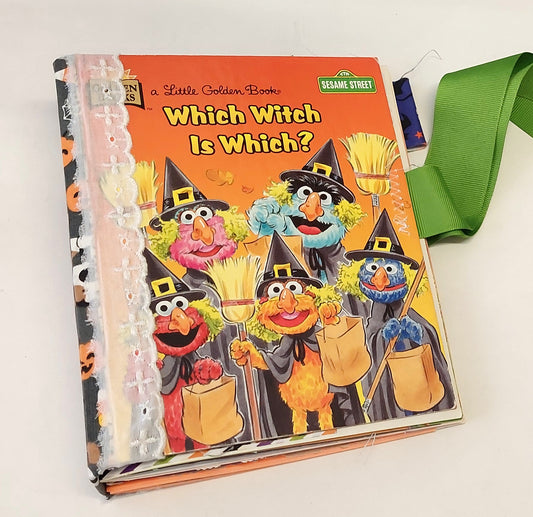Which Witch is Which? Halloween Themed (LGB) Hardcover Junk Journal