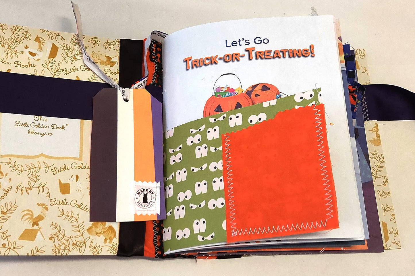 Let's Go Trick or Treating Halloween Themed (LGB) Hardcover Junk Journal