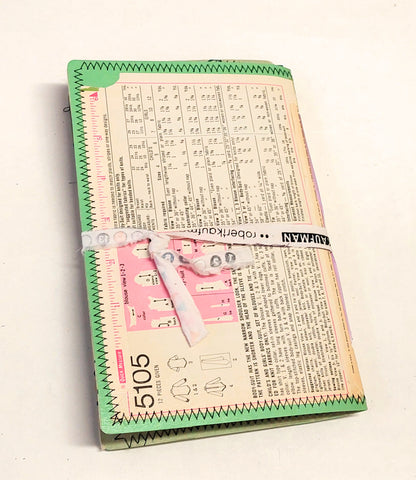 Vintage Sewing Pattern Junk Journal Simplicity 5105